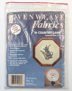 Telas Evenweave en Country Lane Colonial Rosa Círculo Estampado 14 ct Crudo Aida - Imagen 1 de 2