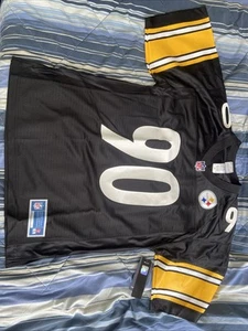 NFL PRO LINE Men's T.J. Watt Black Pittsburgh Steelers Team Player Jersey#90 - Picture 1 of 6