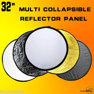 32" 4in1 Collapsible sliver/Gold/Black/White Reflectors Panel - Picture 1 of 1