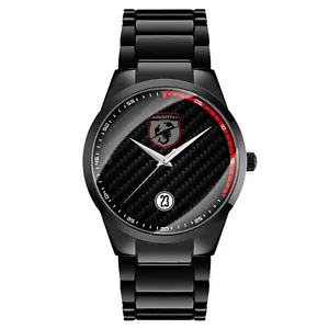 Orologio da polso da uomo per possessori di Abarth Carbon Look fibra di carbonio - Bild 1 von 6