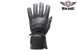 Mens Full Finger Racing LEATHER Gloves - Picture 1 of 3