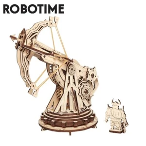 ROKR Siege Heavy Ballista 3D Puzzle in Legno Gioco Assemblaggio Giocattolo Bambini Regalo Decorazione - Foto 1 di 11