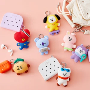 Line Friends BTS BT21 Greeting Knit Mini Doll Keyring Official Authentic Goods - Picture 1 of 31
