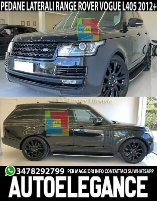 PEDANE LATERALI RANGE ROVER VOGUE L405 2012+ SOTTOPORTA TOP QUALITA' - Imagen 1 de 4