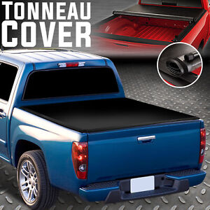 FOR 04-12 CHEVY COLORADO/GMC CANYON 5FT BED SOFT VINYL ROLL-UP TONNEAU COVER