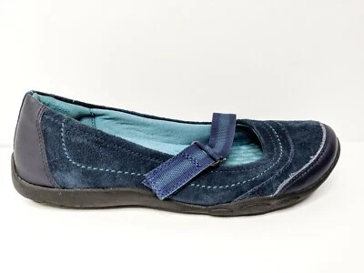 Clarks Collection Women's Shoes Mary Jane's Strap Suede Leather Upper Sz 8 M - Image 1 of 4