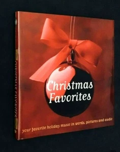 CHRISTMAS FAVORITES HC BOOK w/CD HOLIDAY MUSIC SONGS SOURCEBOOKS 1st ED 2004 NEW - Imagen 1 de 9