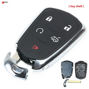 New Key Fob Shell Pad Case Entry Remote for Cadillac ATS CT6 CTS SRX XT5 XTS - Picture 1 of 3