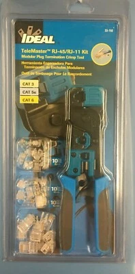 IDEAL TELEMASTER RJ-45/RJ-11 KIT 33-700 #107282-2 C - Image 1 of 2