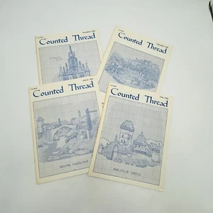 Counted Thread Cross Stitch Books Yugoslavia Estonia Czechoslovakia Slavic Vtg - Picture 1 of 14