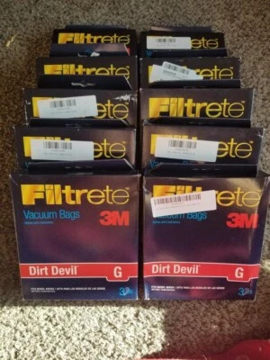 Filtrete 3M Vacuum Bags Dirt Devil G 30 bags total Brand New  - Image 1 of 2