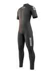 2022 Mystic Brand 3/2Mm Back Zip Short Arm Mens Wetsuit Black