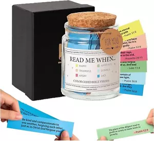 Bible Verse Jar, Read Me When Bible Verses Jar for Emotions and Feelings, The - Picture 1 of 7