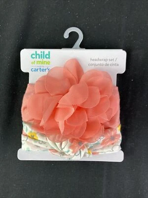 Набор головных уборов Carter's Child Of Mine Baby с розовым и цветочным рисунком - Изображение 1 из 3