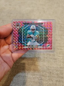 2023 Panini Mosaic DEVON ACHANE Rookie PINK CAMO PRIZM ND-8 Dolphins Texas A&M - Picture 1 of 2