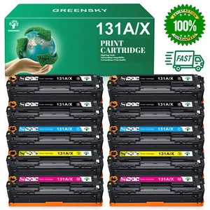 Toner For HP 131A CF210A CF210X LaserJet Pro 200 Color MFP M276nw M251nw Lot - Picture 1 of 16