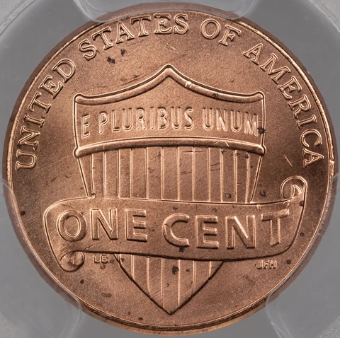 2015-D LINCOLN SHIELD 1 CENT PCGS SAMPLE SLAB WONDERFUL LUSTER NICE COIN (MR) Cover