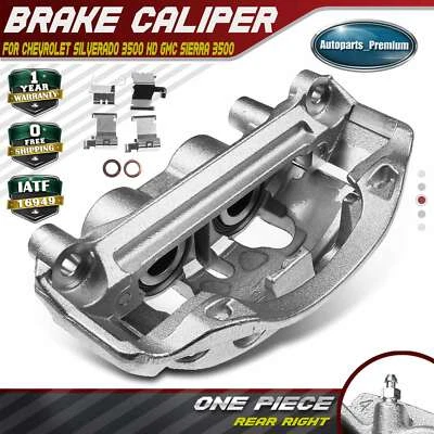 Pinza de freno trasera derecha con soporte para Chevy Silverado 3500 HD GMC Sierra 3500 Foto 1 de 4