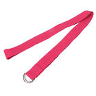 Stretching Strap Nonstretch Strap Cotton Bands Dring Buckle(Rose )(Rose ) Grs