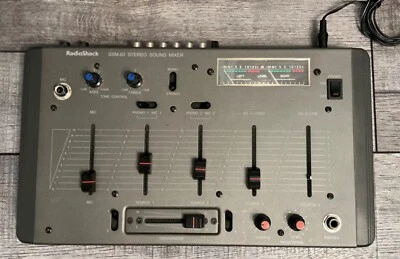 Radio Shack SSM-60 Stereo Sound 4-channel  Mixer  Vintage w/ Power Cord - Image 1 of 3