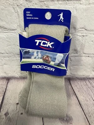 TCK Soccer Socks Size Small Durable Breathable Comfortable Grey New With Tags - Image 1 of 4