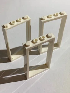 LEGO Parts (3pcs) 60596 1x4x6 Door Frame Pick Color No Pane - Picture 1 of 10