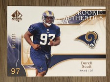 2009 SP Authentic Rookie Authentics Bronze #294 Dorell Scott /150