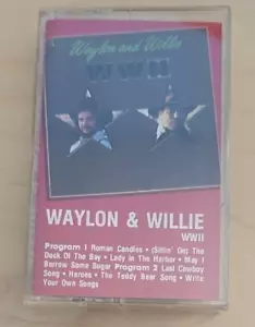 Waylon And Willie- WWII- 1982 Cassette Album RCA USA 6329-4-R Folk Country - Picture 1 of 2