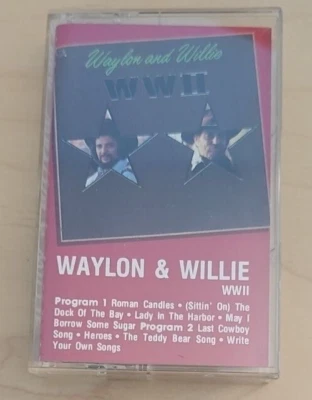 Waylon And Willie- WWII- 1982 Cassette Album RCA USA 6329-4-R Folk Country - Image 1 of 2