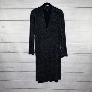 J. Jill Long Sleeve polka dot midi dress Size large petite - Picture 1 of 9