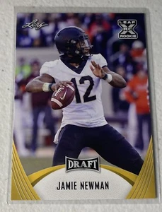 2021 Leaf Draft SP Gold Parallel XRC Rookie RC Jamie Newman #11 Wake Forest - Picture 1 of 2