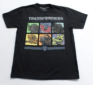 Transformers Unisex Kid's Short Sleeve Crew Neck Graphic Tee LB3 Black Size 14 - Picture 1 of 5