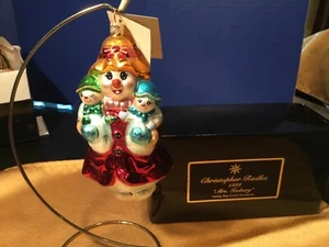 Christopher Radko “Mrs. Iceberg”  Christmas Ornament w/ Tag & Box - Picture 1 of 10