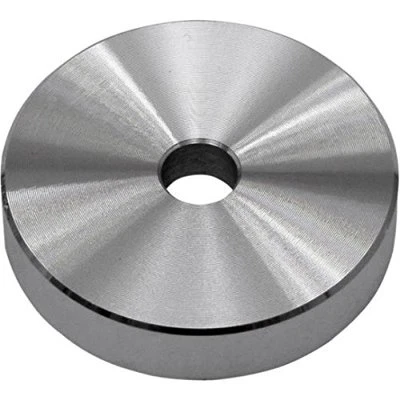 Adattatore 45 Giri Alluminio Universale x Giradischi Piatti Vinile Disco 7" Puck - Immagine 1 di 2