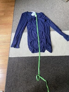 Loveappella dress navy Size L B8 MSRP:70 - Picture 1 of 4