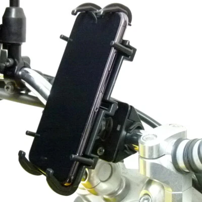 Motorbike Handlebar Mount & Quick Grip XL Holder for Samsung Galaxy S20 - Image 1 of 3