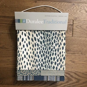 Duralee Traditional Whitmore Collection Fabric Sample Book Verdigris-Jade #3229 - Picture 1 of 8