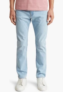 Hugo Boss Delaware Blue Cotton Blend Men Jeans Slim Fit Size W40 L32 - Picture 1 of 7