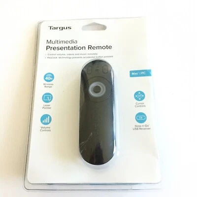 Targus AMP09B Multimedia Presentation Remote - Please Read Description - - Image 1 of 4