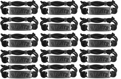 Lote de 15 - Pulseira de cordão San Francisco Giants com licença MLB joias de beisebol - Imagem 1 de 2
