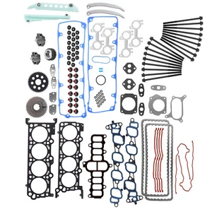 Gasket Set Timing Chain Kit for Ford F150 150 E250 Explorer Crown Victoria 4.6L - Picture 1 of 12