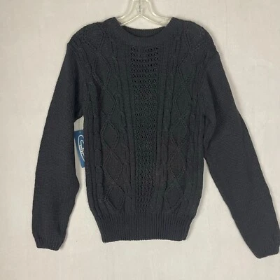 Suéter Pullover Vintage Jennifer Moore Para Mujer Tejido Medio Azul Marino Nuevo Ramie Foto 1 de 4