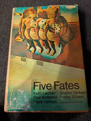 Five Fates Keith Laumer 1970 Hardcover Book  Doubleday Science Fiction Foto 1 de 3