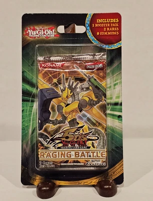 Yu-Gi-Oh! TCG Yugioh 5D's Raging Battle Blister Booster Pack + 2 Rares  NEW - Image 1 of 2