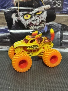 Monster Jam Mutt Husky Fire Orange Loose Truck HTF 1/64 Walmart Rare Diecast - Picture 1 of 2