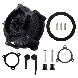 Air Filter Kit for Harley Softail Road King Road Glide 2018 Black - Picture 1 of 12