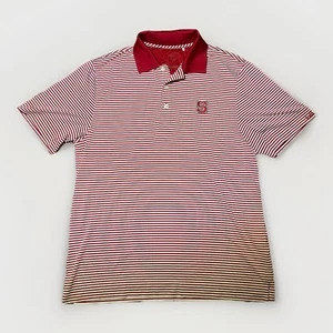 NC State Wolfpack Golf Polo Men’s MD Red & White Stripe - Picture 1 of 4