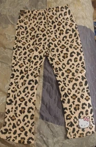 Hello Kitty 6x  Leopard Print Pants - Picture 1 of 4