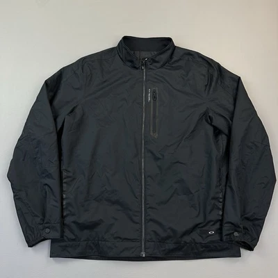 Chaqueta Oakley City Performance Para Hombre XL Negra Cremallera Completa Bombardero Exterior Informal Foto 1 de 4