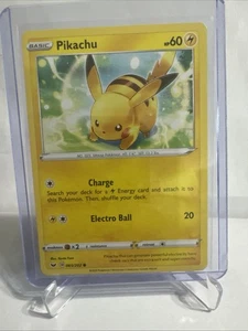 Pikachu 065/202 Swsh01: Sword & Shield Regular - Picture 1 of 10